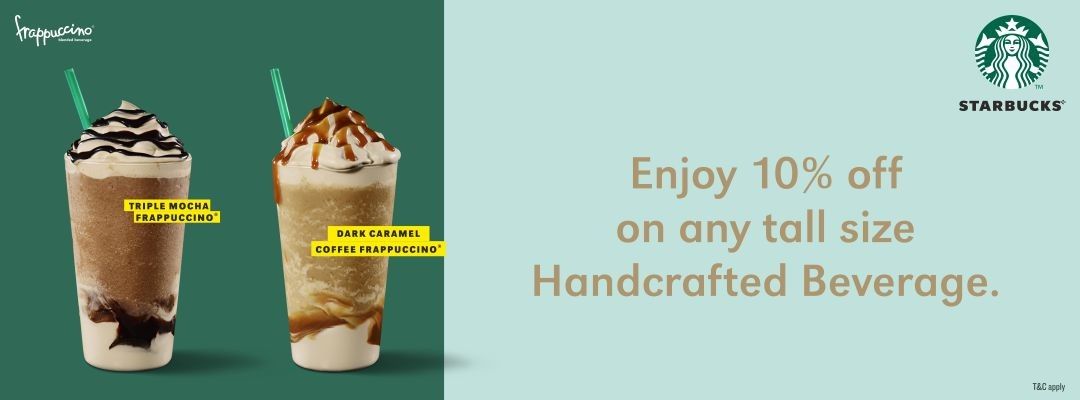 Exclusive Starbucks offers