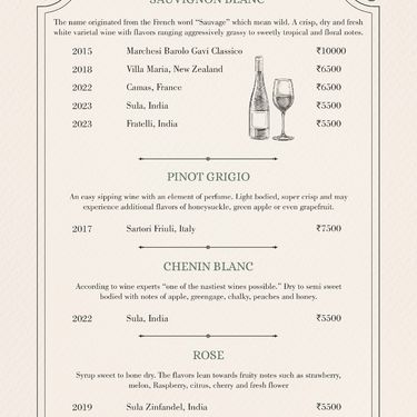 Menu Photo
