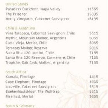 Menu Photo