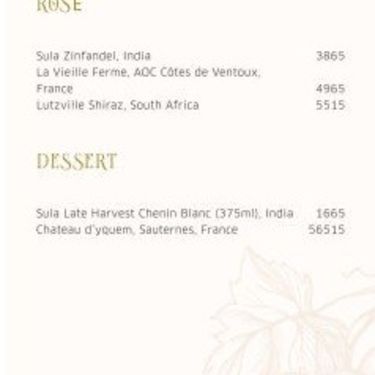 Menu Photo