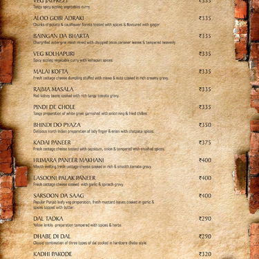 Menu Photo