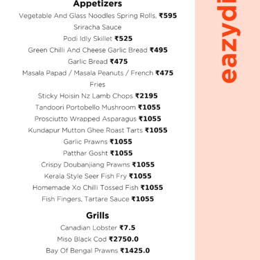 Menu Photo