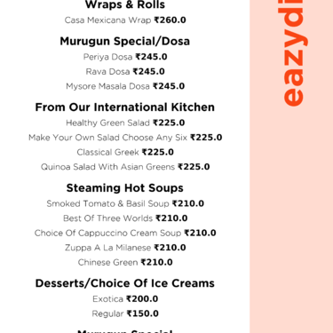 Menu Photo