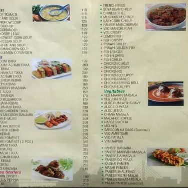 Menu Photo