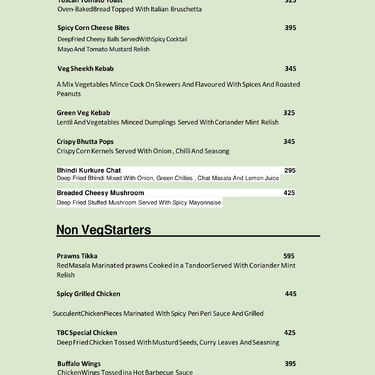 Menu Photo