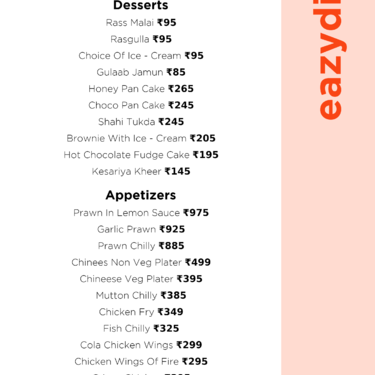 Menu Photo