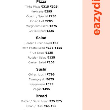 Menu Photo