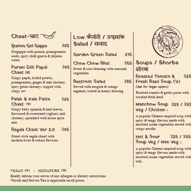 Menu Photo