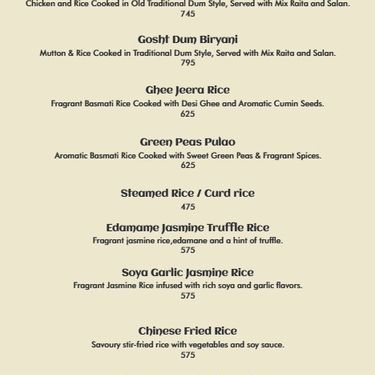 Menu Photo