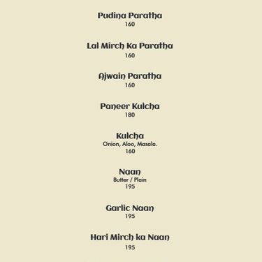 Menu Photo