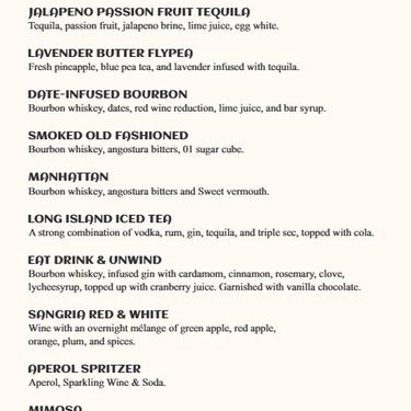Menu Photo