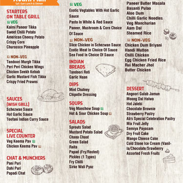 Menu Photo
