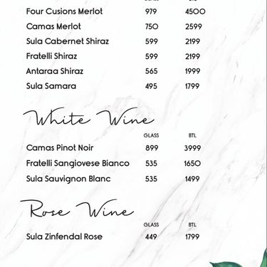Menu Photo