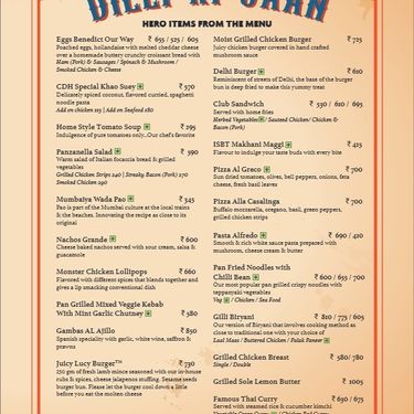 Menu Photo