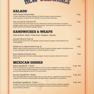 Menu Photo