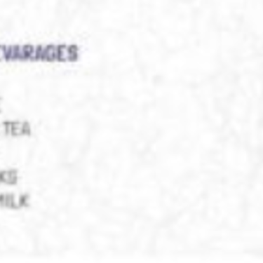 Menu Photo