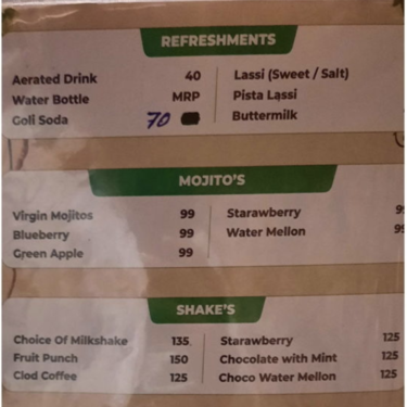 Menu Photo