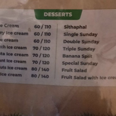 Menu Photo