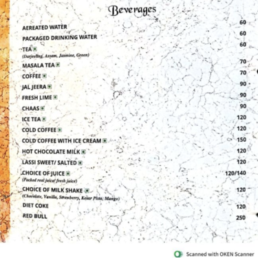 Menu Photo