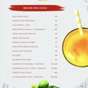 Menu Photo