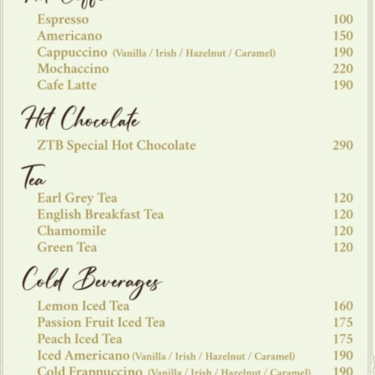 Menu Photo