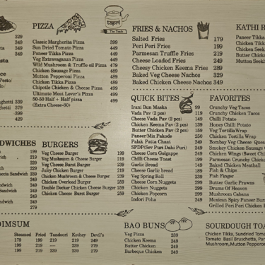 Menu Photo