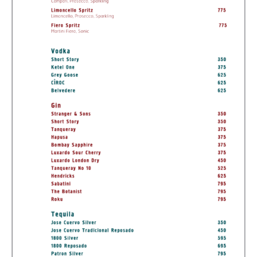 Menu Photo