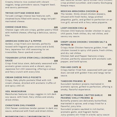 Menu Photo
