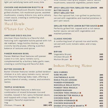 Menu Photo