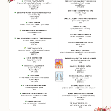 Menu Photo