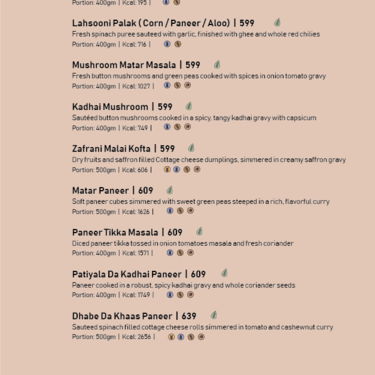 Menu Photo