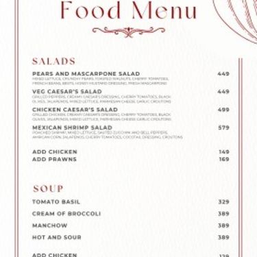 Menu Photo