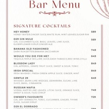 Menu Photo