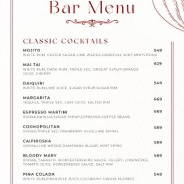 Menu Photo
