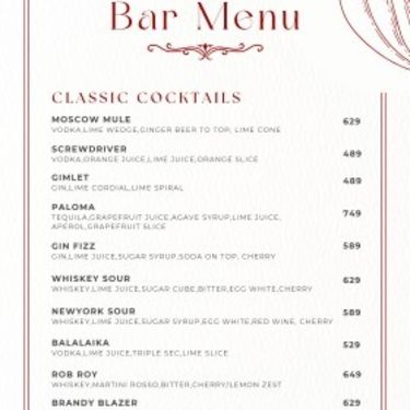 Menu Photo