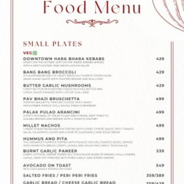 Menu Photo
