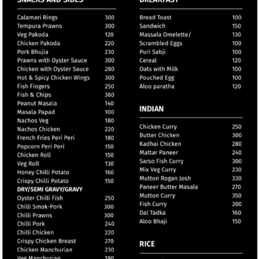 Menu Photo