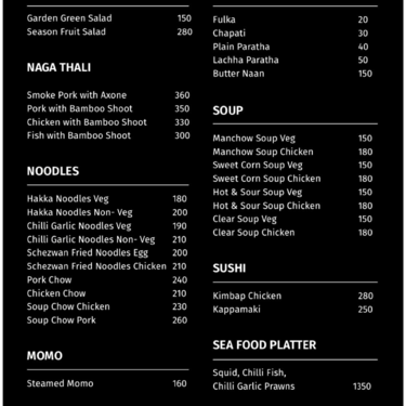 Menu Photo