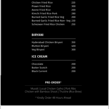 Menu Photo