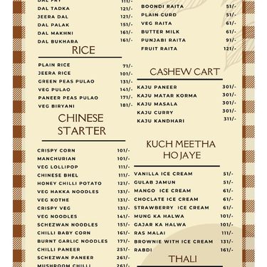 Menu Photo