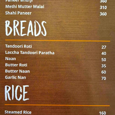 Menu Photo