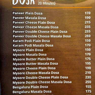 Menu Photo