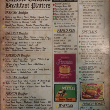 Menu Photo