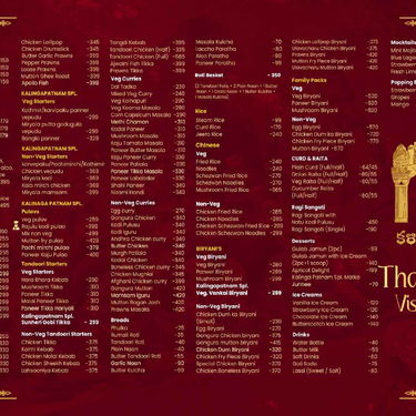 Menu Photo
