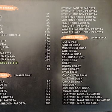 Menu Photo