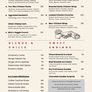 Menu Photo