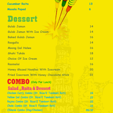 Menu Photo