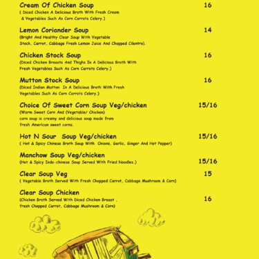 Menu Photo