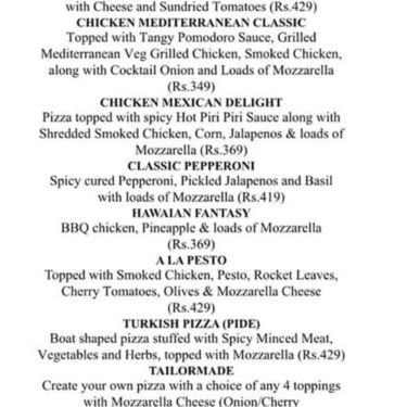 Menu Photo