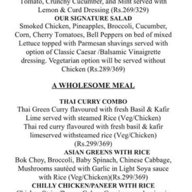 Menu Photo